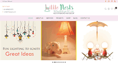 Desktop Screenshot of littlenests.com